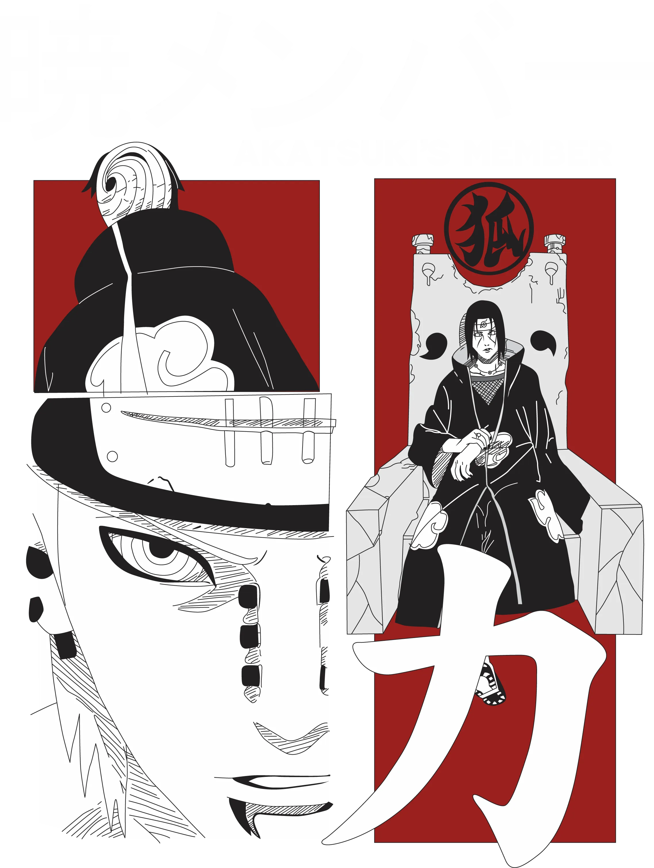 D0010B - Anime,Naruto,Akatsuki