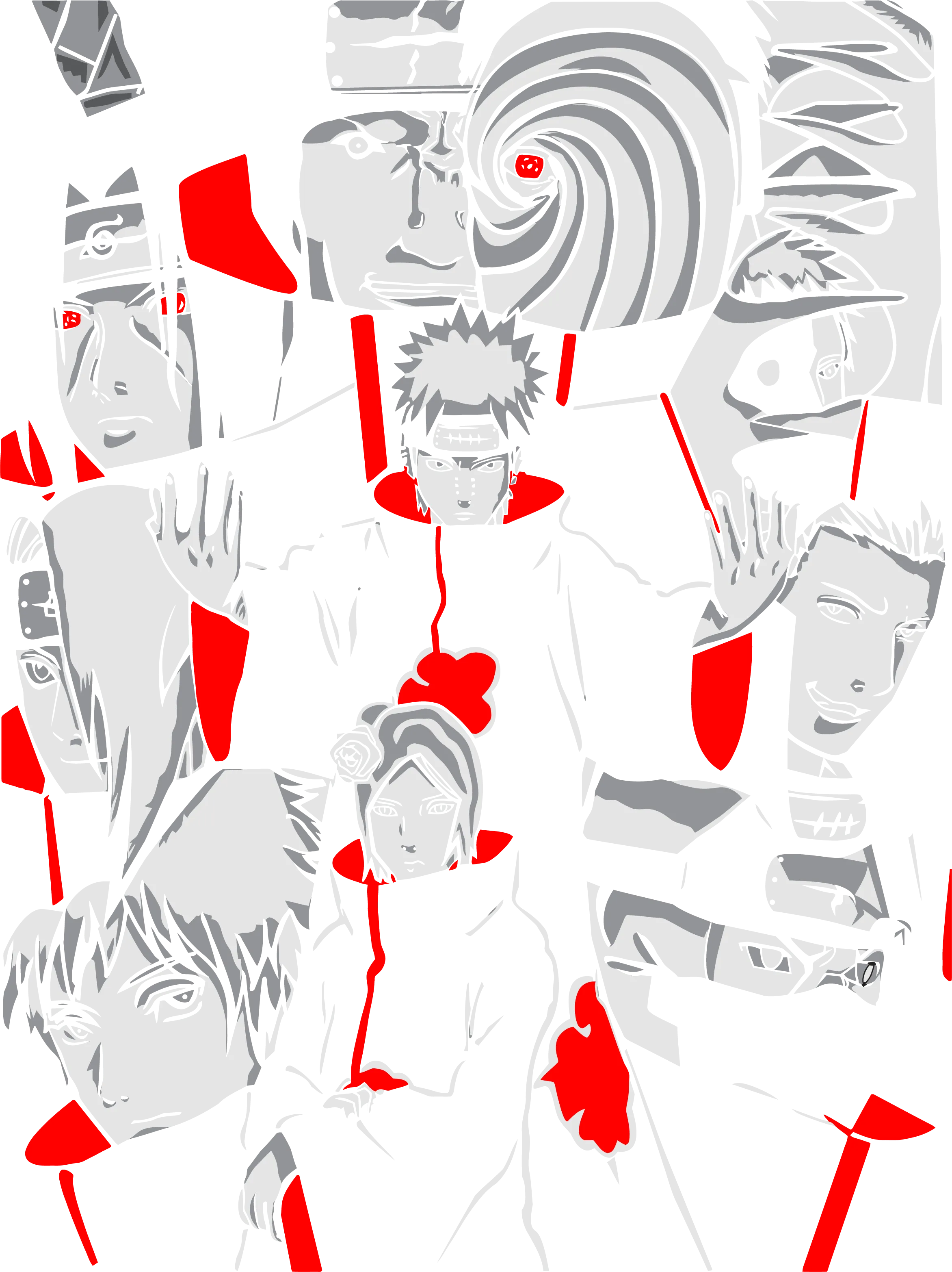 D0012B - Anime,Naruto,Akatsuki